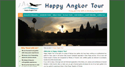 Desktop Screenshot of happyangkortour.com