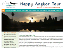Tablet Screenshot of happyangkortour.com